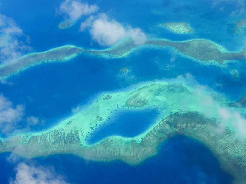 New Caledonia's Reefs from the air